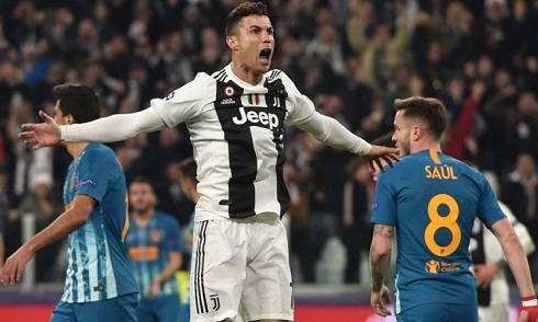 Ronaldo tỏa sáng giúp Juve thẳng tiến vào tứ kết Champions League