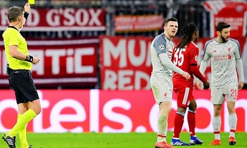 Liverpool mất người ở trận lượt đi tứ kết Champions League