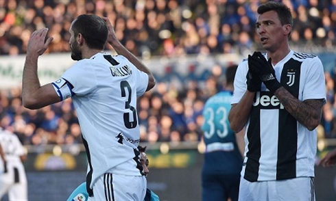 Chiellini và Mandzukic vắng mặt ở trận tái đấu sinh tử với Ajax