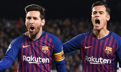 Messi lập cú đúp giúp Barca tiễn MU khỏi Champions League