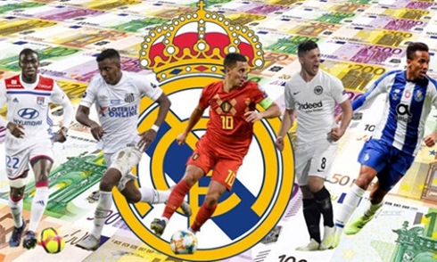 Real Madrid đã chi sô tiền KỶ LỤC 303 triệu euro cho 5 chữ ký