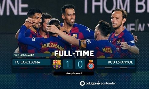 Barcelona 1-0 Espanyol: Một chiến thắng, 2 số phận