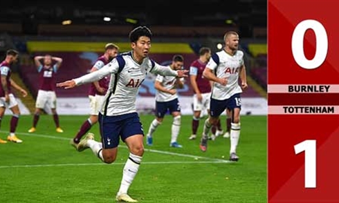 Burnley 0-1 Tottenham: Son Heung Min lại tỏa sáng