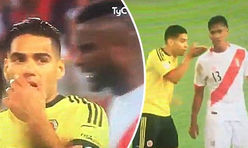 Video nghi án Falcao dàn xếp tỉ số ở trận Peru gặp Colombia
