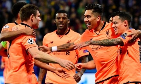 Video bóng đá Champions League: Maribor 0-7 Liverpool
