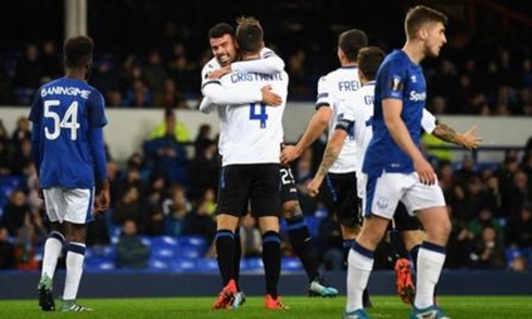 Video bóng đá Europa League: Everton 1-5 Atalanta