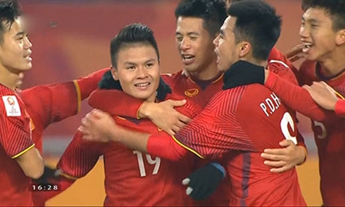 Video bóng đá VCK U23 châu Á: U23 Việt Nam 1-0 U23 Australia