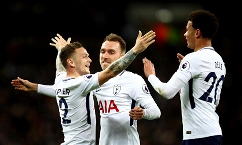 Video bóng đá Premier League: Tottenham 2-0 Man Utd