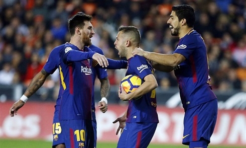 Video bóng đá Cup Nhà Vua: Barcelona 1-0 Valencia