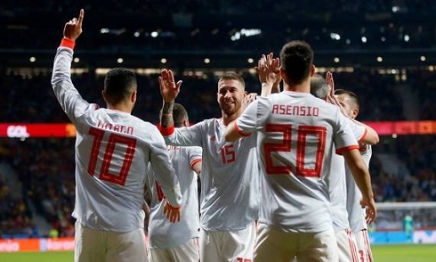 Video bóng đá Giao hữu Quốc tế: Tây Ban Nha 6-1 Argentina