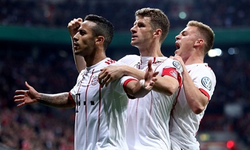 Video bóng đá Cup QG Đức: Leverkusen 2-6 Bayern Munich