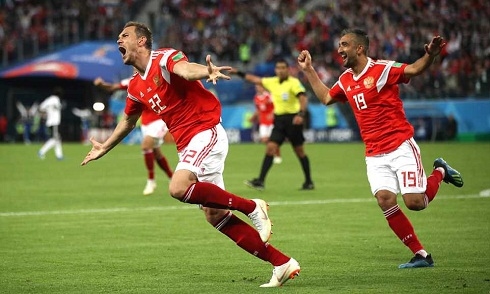 Video bóng đá World Cup 2018: Nga 3-1 Ai Cập