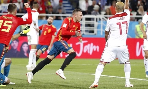Video bóng đá World Cup 2018: Tây Ban Nha 2-2 Maroc