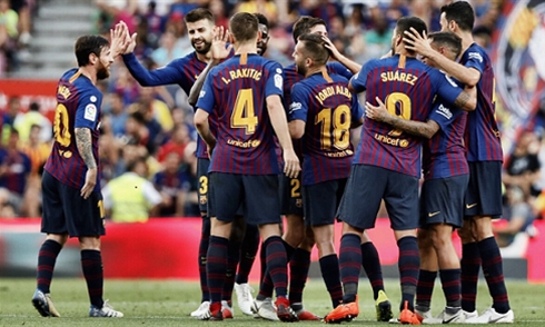Video bóng đá La Liga: Barcelona 2-2 Girona
