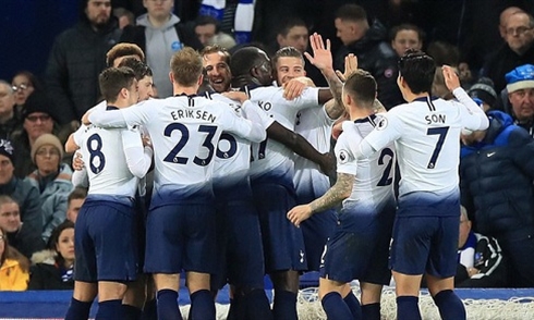 Video bóng đá Premier League: Everton 2-6 Tottenham