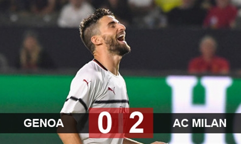 Video bóng đá Serie A: Genoa 0-2 AC Milan