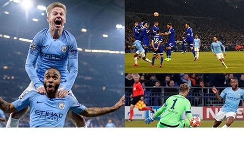 Video bóng đá Champions League: Schalke 2-3 Man City