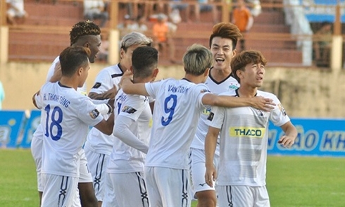 Video bóng đá V-League 2019: Khánh Hòa 1-4 HAGL