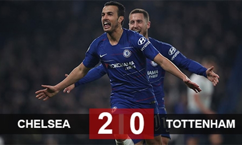 Video bóng đá Premier League: Chelsea 2-0 Tottenham