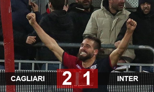 Video bóng đá Serie A: Cagliari 2-1 Inter Milan