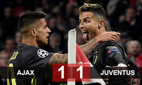 Video bóng đá Champions League: Ajax 1-1 Juventus