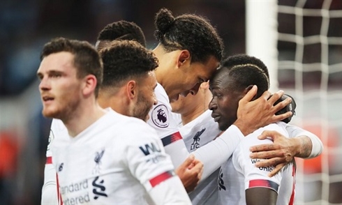 Video bóng đá Premier League 2019/20: Aston Villa 1-2 Liverpool