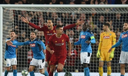 Video bóng đá Champions League 2019/2020: Liverpool 1-1 Napoli