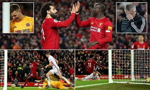 Video bóng đá Premier League 2019/20: Liverpool 2-0 Sheff Utd