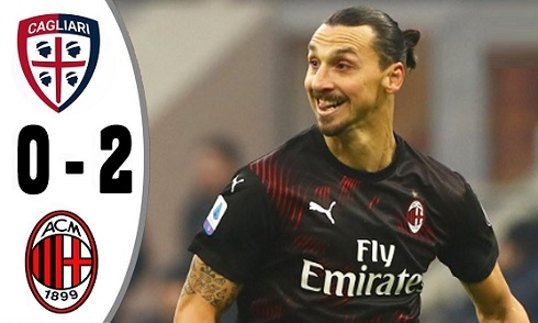 Video bóng đá Serie A 2019-2019: Cagliari 0-2 AC Milan