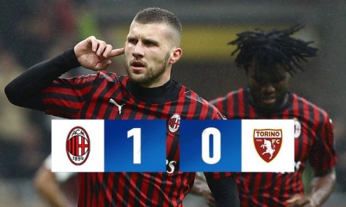 Video bóng đá Serie A 2019-2019: AC Milan 1-0 Torino