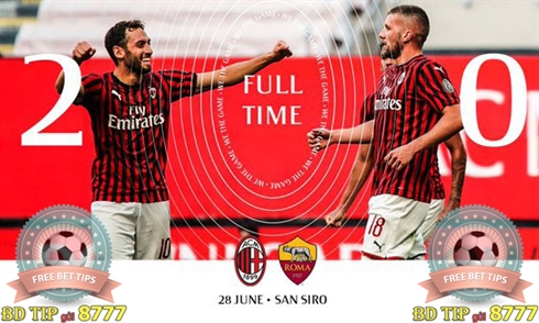 Video bóng đá Serie A 2019-2019: AC Milan 2-0 AS Roma