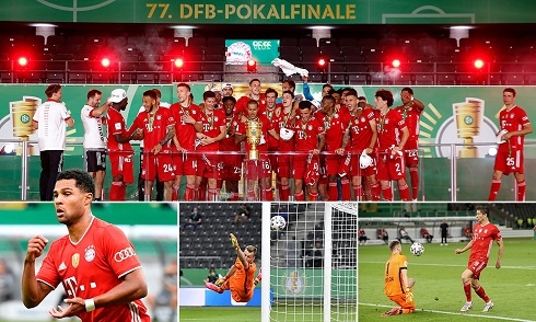 Video bóng đá Cup QG Đức: Leverkusen 2-4 Bayern Munich