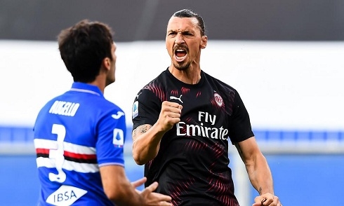 Video bóng đá Serie A 2019-2020: Sampdoria 1-4 AC Milan