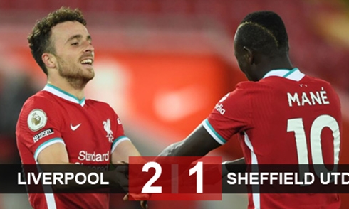 Highlight bóng đá Premier League 2020/21: Liverpool 2-1 Sheff Utd