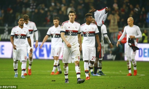 E.Frankfurt 0-0 Bayern Munich: Đứt mạch toàn thắng