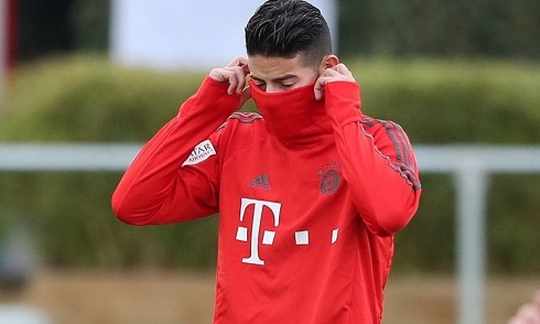 Bayern thông báo James Rodriguez có thể phải nghỉ hết năm