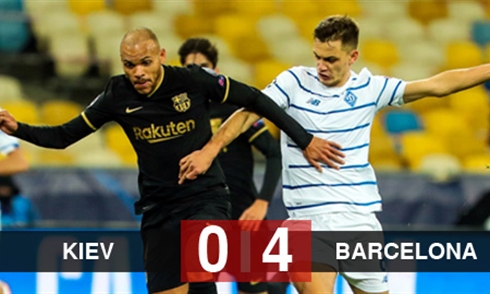 Dynamo Kiev 0-4 Barcelona: Kép phụ lên tiếng