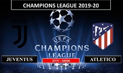 Nhận định bóng đá Champions League 2019/20: Juventus vs Atletico Madrid