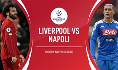 Nhận định bóng đá Champions League 2019/20 giữa Liverpool vs Napoli