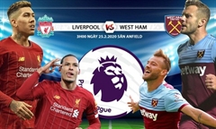 Nhận định bóng đá Premier League 2019/20: Liverpool vs West Ham