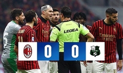 Video bóng đá Serie A 2019/2020: AC Milan 0-0 Sassuolo