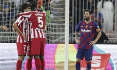 Video bóng đá Siêu Cup Tây Ban Nha: Barcelona 2-3 Atletico Madrid