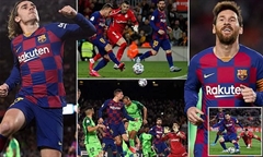 Video bóng đá Cup Nhà Vua Tây Ban Nha: Barcelona 5-0 Leganes