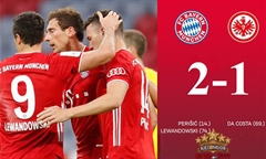 Video bóng đá Cup QG Đức: Bayern Munich 2-1 E.Frankfurt