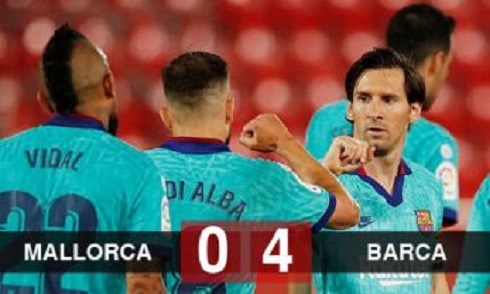 Video bóng đá La Liga 2019/2020: Mallorca 0-4 Barcelona