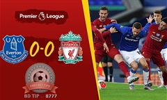 Video bóng đá Premier League 2019-2020: Everton 0-0 Liverpool