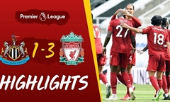 Video bóng đá Premier League 2019-2020: Newcastle 1-3 Liverpool