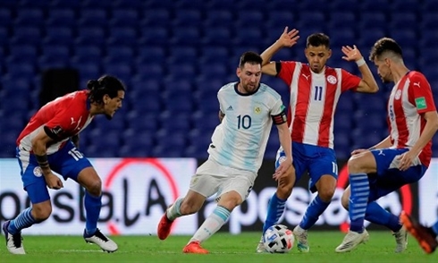 Video bóng đá vòng loại World Cup 2020 khu vực Nam Mỹ: Argentina 1-1 Paraguay