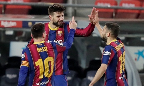 Video bóng đá Cup Nhà Vua Tây Ban Nha: Barcelona 2-0 Sevilla (AET: 3-0)