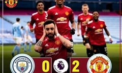 Video bóng đá Premier League 2020-2021: Man City 0-2 Man Utd